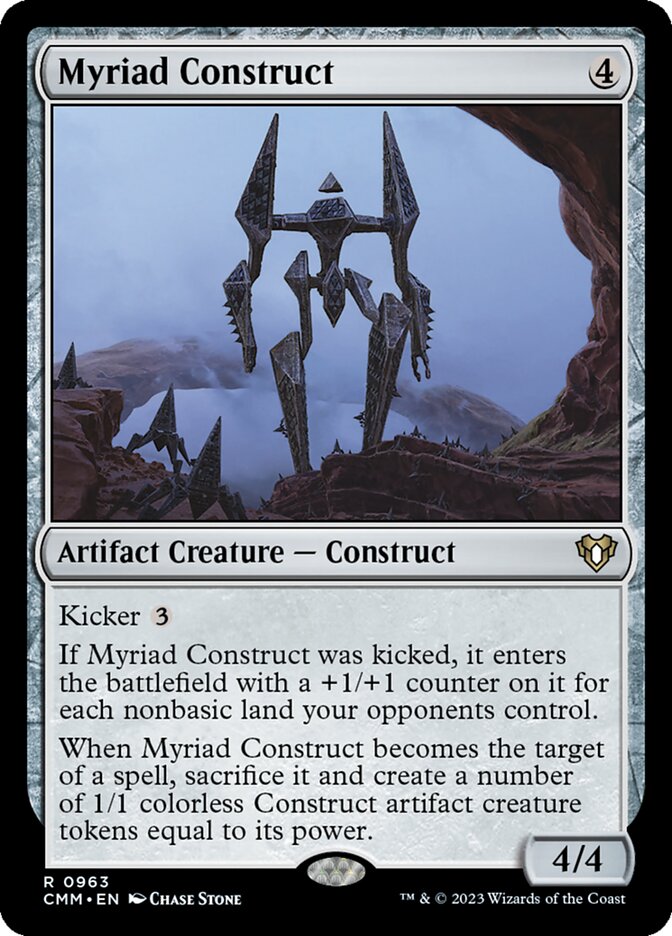 mtg construct commander deck Mishra, Eminent One Copying Artifacts Affinity Metalcraft Magic you may exile that card from your graveyard Magic the Gathering Commander Masters