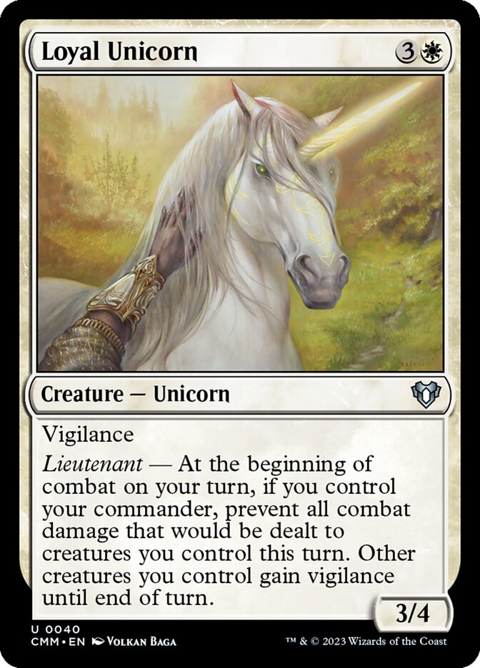 Loyal Unicorn | Commander Masters Foil | Commander | Card Kingdom