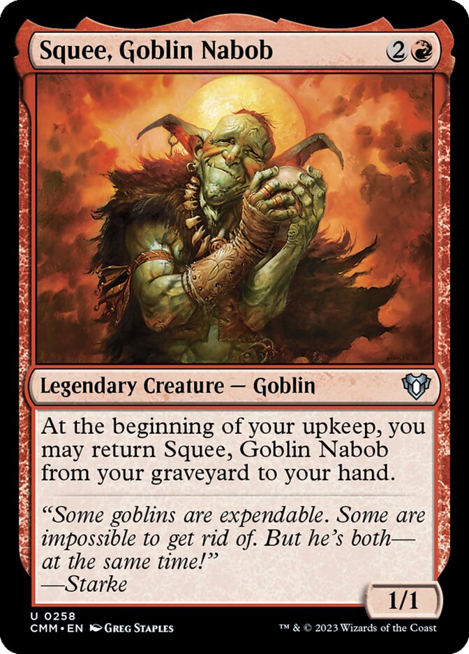 『foil』Squee Goblin Nabob Squee, Goblin Nabob | Mercadian Masques | Star City Games