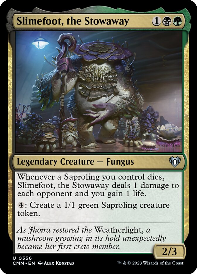 Slimefoot, the Stowaway | Commander Masters Foil | Commander | Card Kingdom