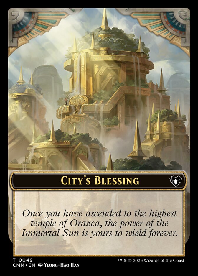 City's Blessing Token | Commander Masters Foil | Commander | Card Kingdom