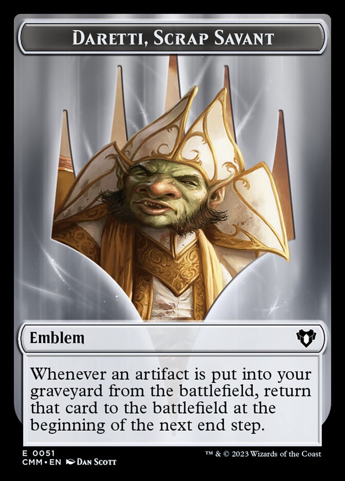mtg daretti commander deck Amazon.com: Ultra Pro Magic The Gathering - 120 Commander Daretti Deck  Protector Sleeves V1 main image 0