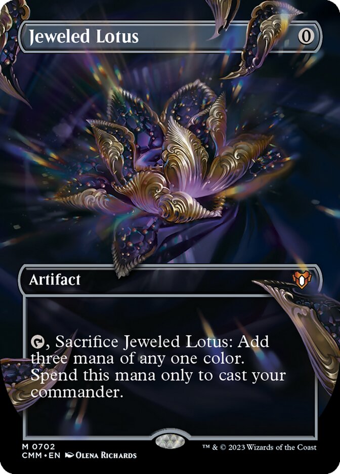 Commander Masters Variants Foil: Jeweled Lotus (Foil Etched)