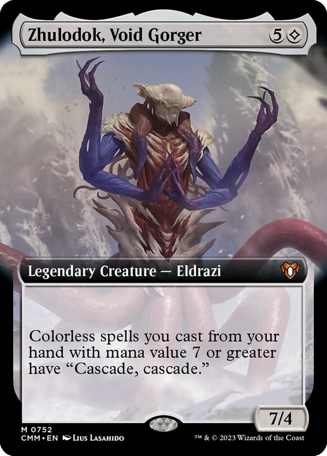 Commander Masters Variants Foil: Zhulodok, Void Gorger (Extended Art)