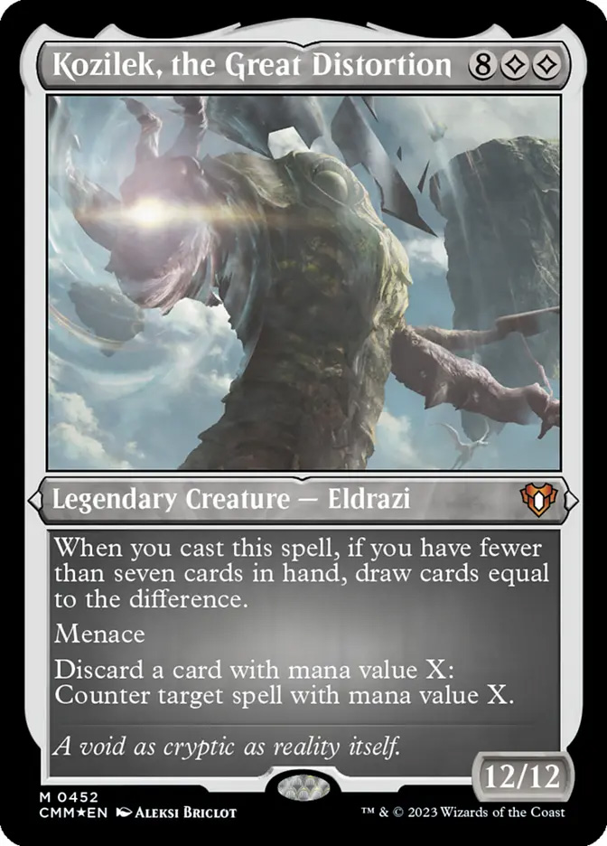 Commander Masters Variants Foil: Kozilek, the Great Distortion