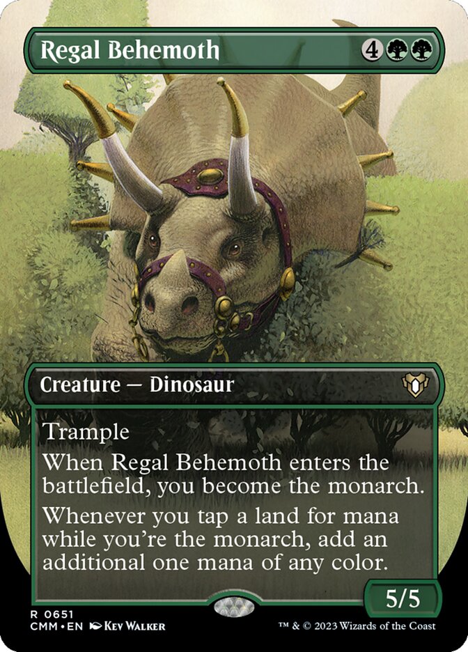 Thrashing Brontodon | The Lost Caverns of Ixalan Variants Foil