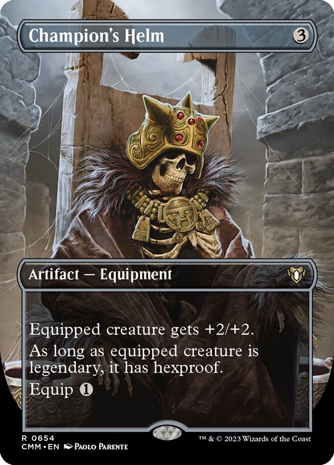 Commander Masters Variants: Champion's Helm (Borderless)