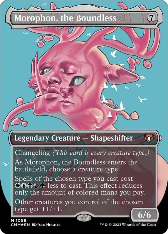 mtg morophon commander deck Slivers - the Boundless double strike Morophon, the Boundless CHANGELING ELDRAZI