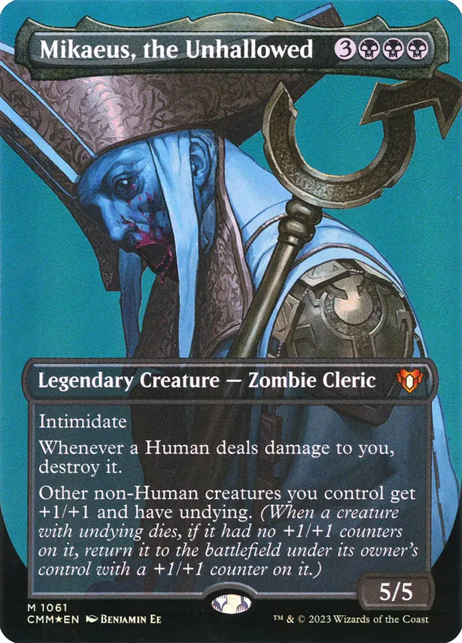 Commander Masters Variants Foil: Mikaeus, the Unhallowed (Textured