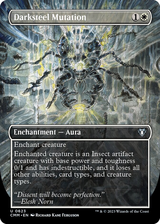 mtg new card type Atraxa, Grand Unifier (Oil Slick Raised Foil) [Phyrexia: All Will Be O main image 0