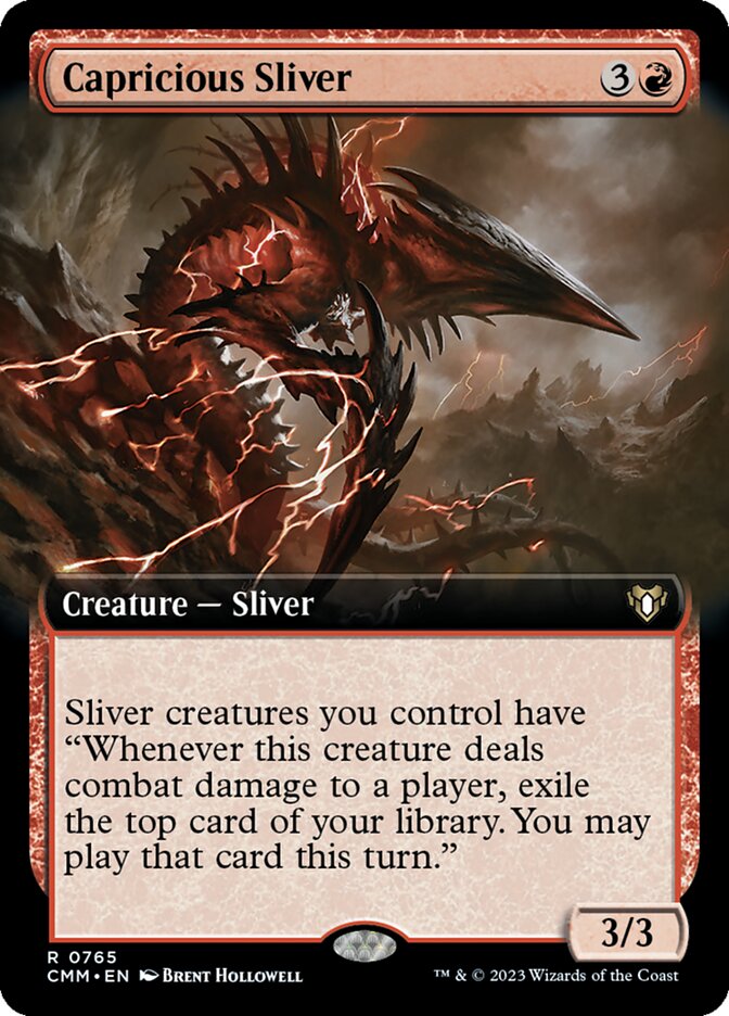 Commander Masters Variants Foil: Sliver Gravemother (Extended Art)