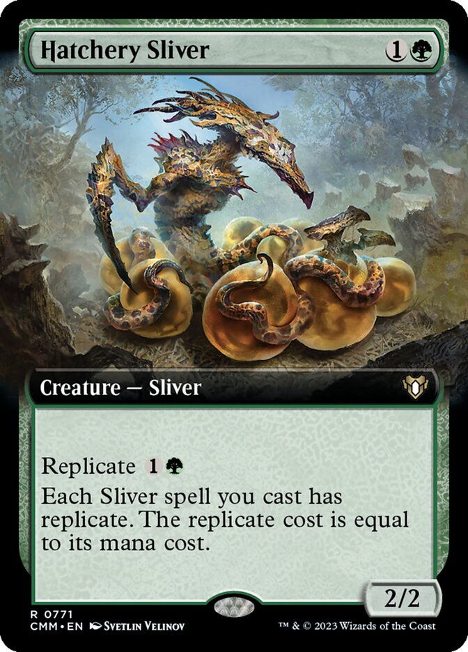 Commander Masters Variants Foil: Sliver Gravemother (Extended Art)