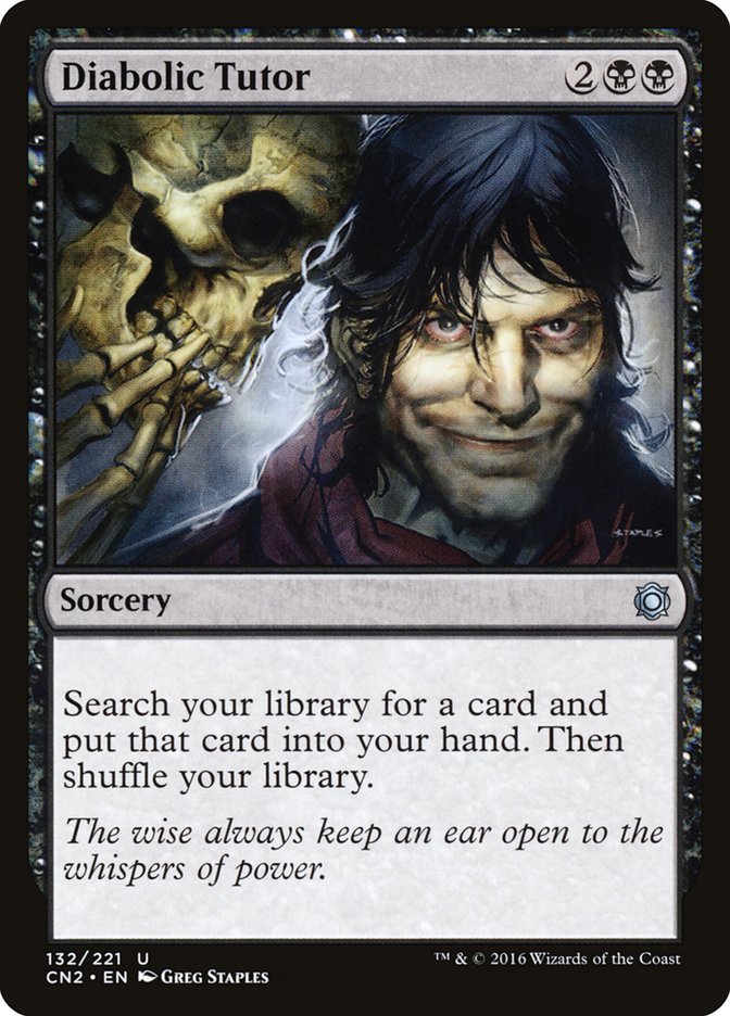 mtg conspiracy take the crown card list Diabolic Tutor | Conspiracy - Take the Crown