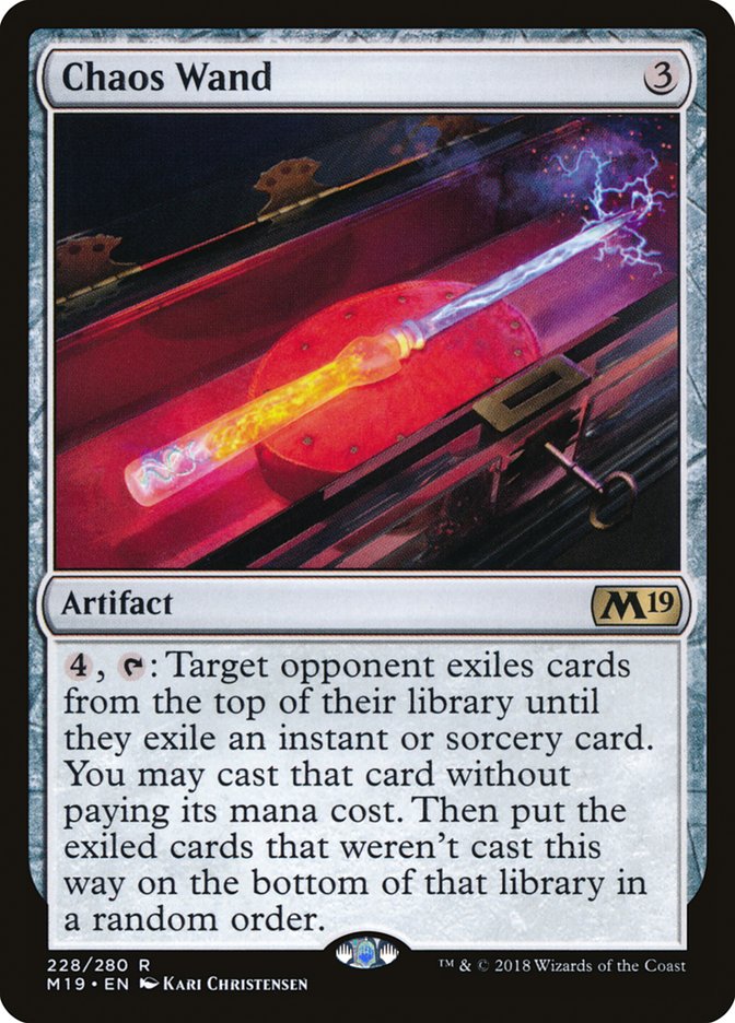 mtg cards that cause chaos Confetti [Unglued] that player flips a coin What cards cause chaos in