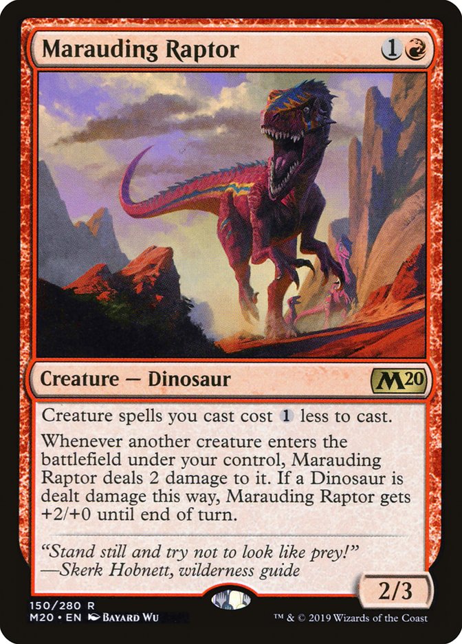 Marauding Raptor | Core Set 2020 Foil | Modern | Card Kingdom