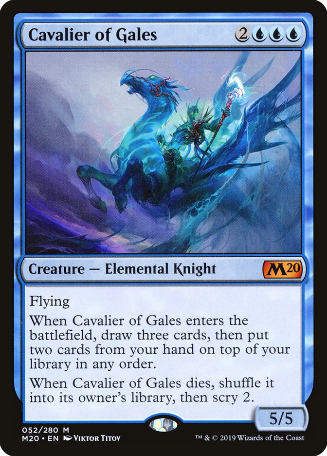 Cavalier of Flame | Core Set 2020 Foil | Modern | Card Kingdom