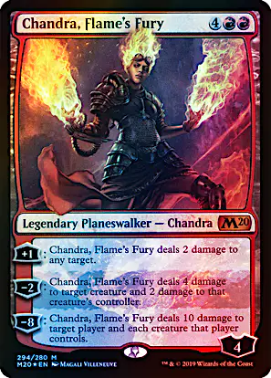 all chandra cards mtg Magic: The Gathering Chandra, Flame's Catalyst Planeswalker Deck | Core Set 2021 (M21) Heart of Fire deals 2 damage to any target Chandra, Dressed to Kill -
