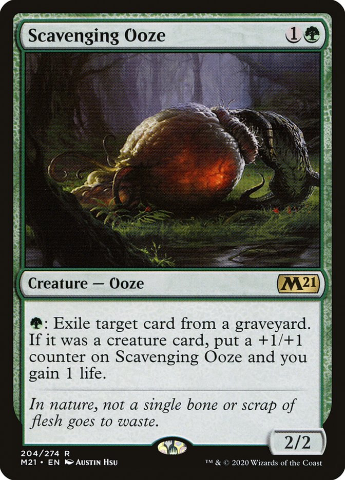 Scavenging Ooze | Core Set 2021 Foil | Modern | Card Kingdom