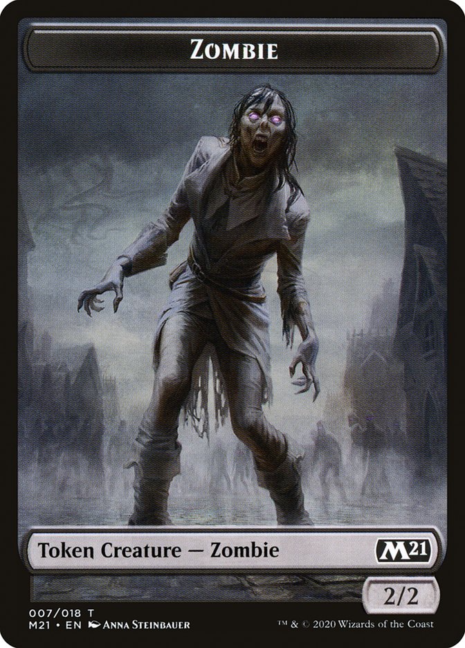 Owi mtg ZOMBIEトークン Zombie Token | Core Set 2021 | Modern | Card Kingdom