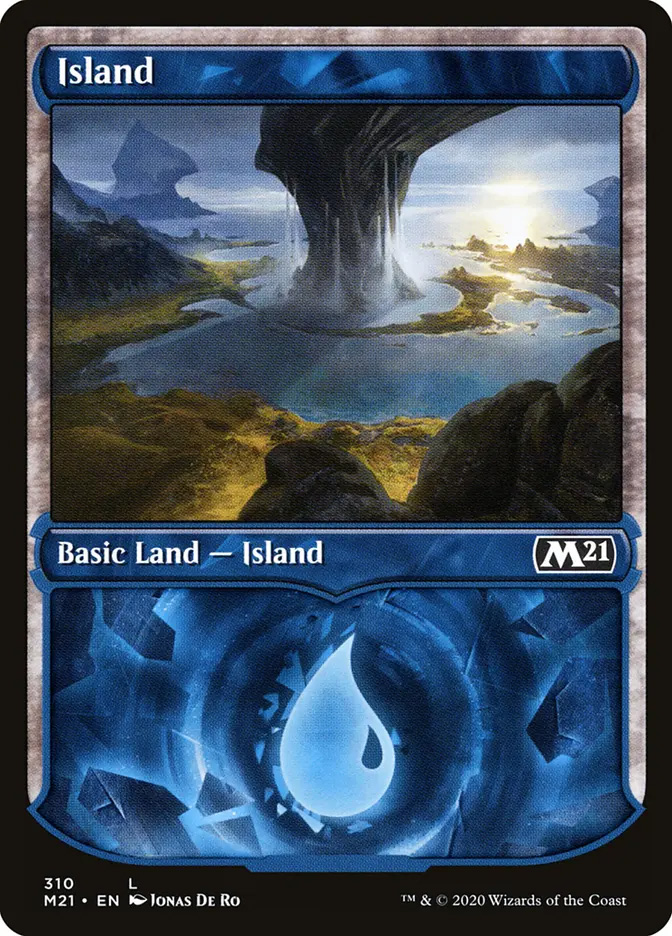 mtg core 2021 cards Booster Pack Draft : Set (M21)  Twenty Sided Draft Boosters are the backbone of Magic Island (310) (Showcase) [Core Set