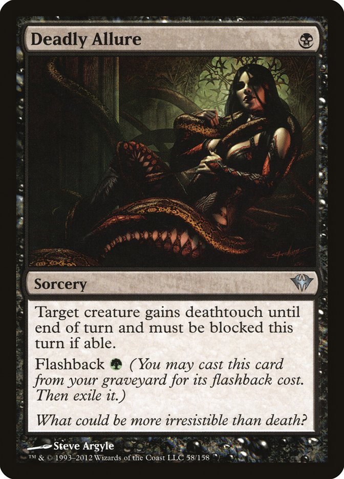 Deadly Allure [Dark Ascension] - Heavily Played