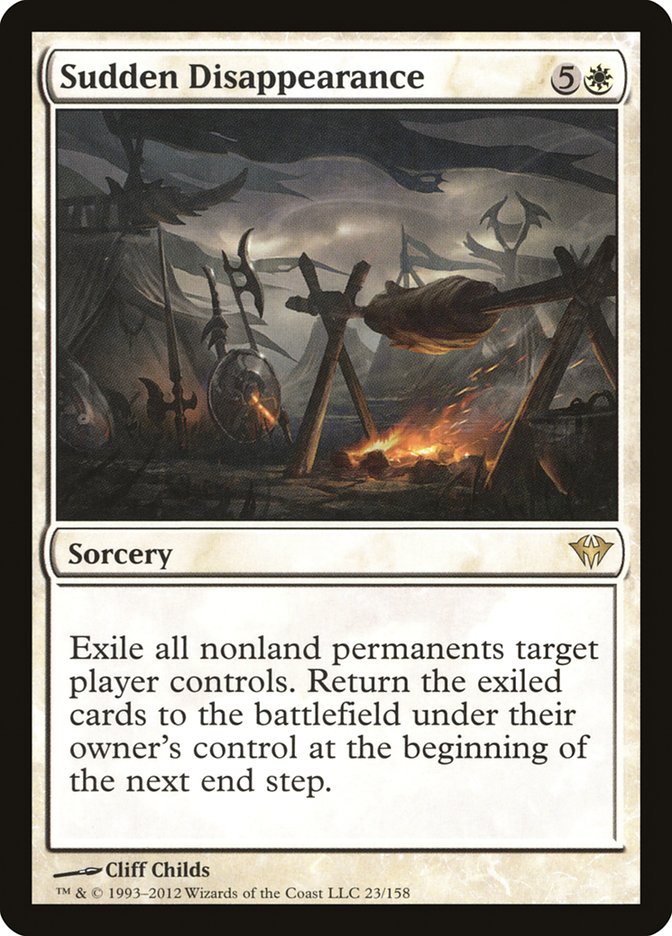 mtg dark ascension card list Sudden Disappearance | Foil | Modern Put a 1/1 black Vampire creature token with lifelink onto the battlefield. Dark Ascension DKA | 171