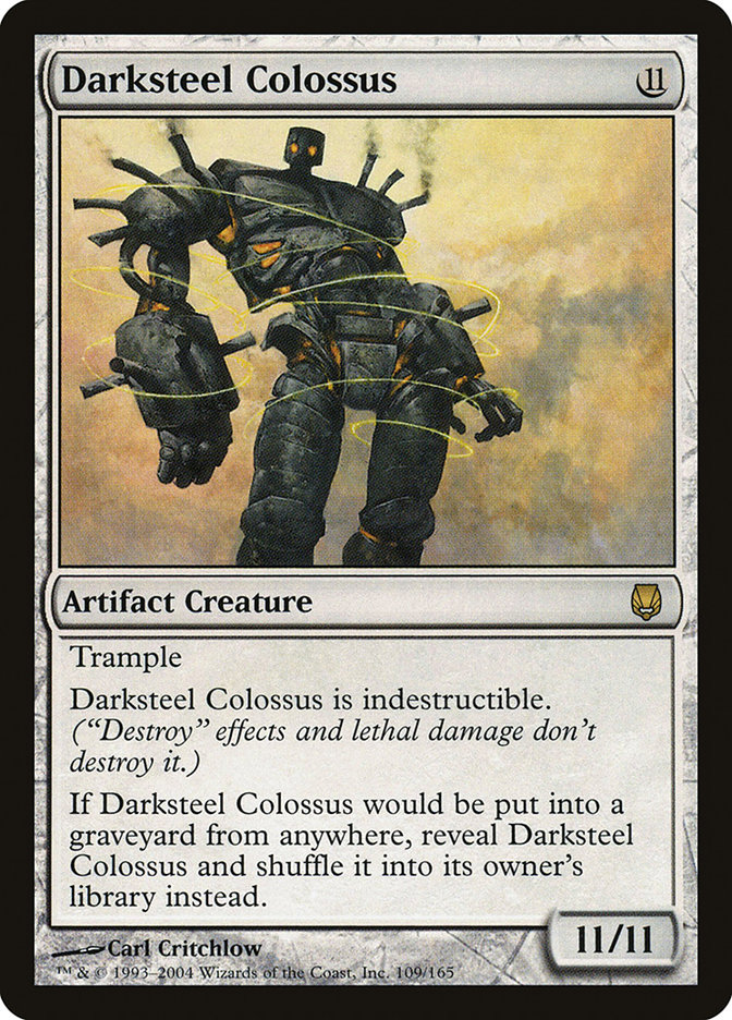 darksteel mtg cards Magic the Gathering Darksteel Colossus