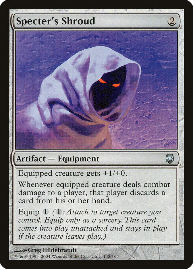mtg cards that give shroud rules and best Whenever a creature with a coin counter on it dies or is put into exile Specter's Shroud | Darksteel |