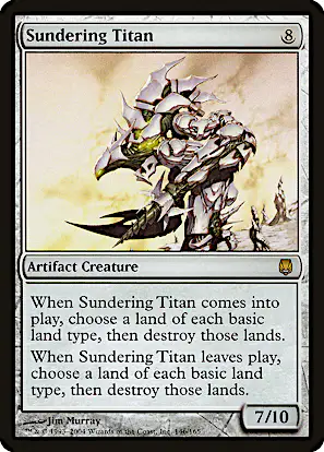 card titan mtg Magic The Gathering - Inferno (160/342) Gatling Blaster Whenever Reaver Titan attacks Gigastorm Titan | Edge of