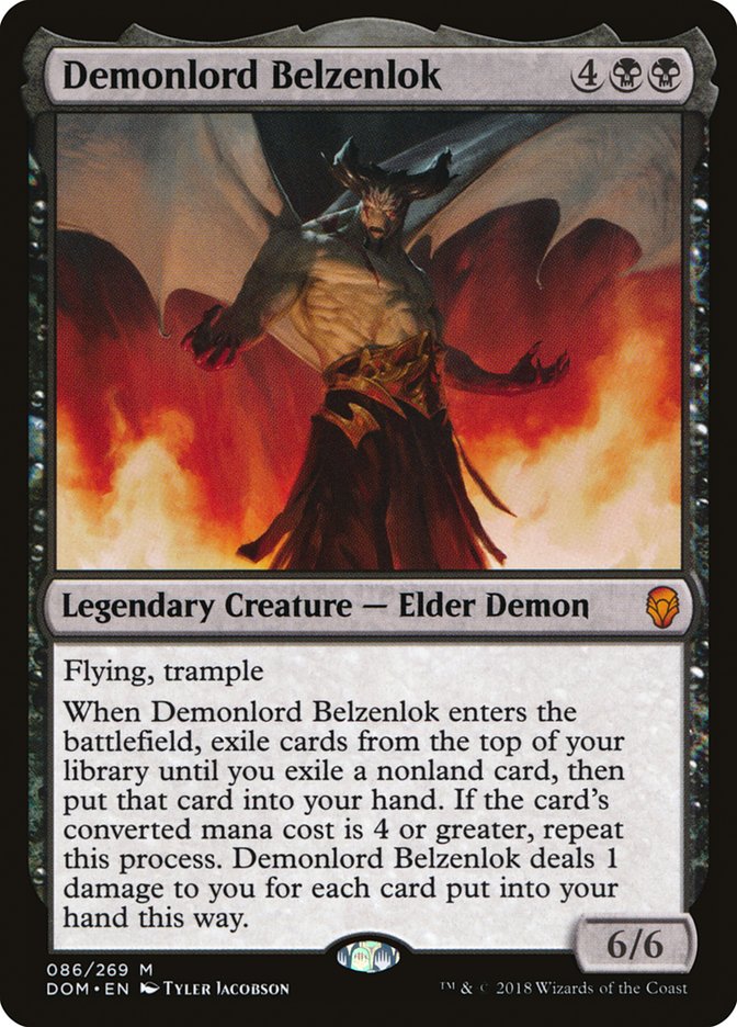 Demonlord Belzenlok | Dominaria Foil | Modern | Card Kingdom