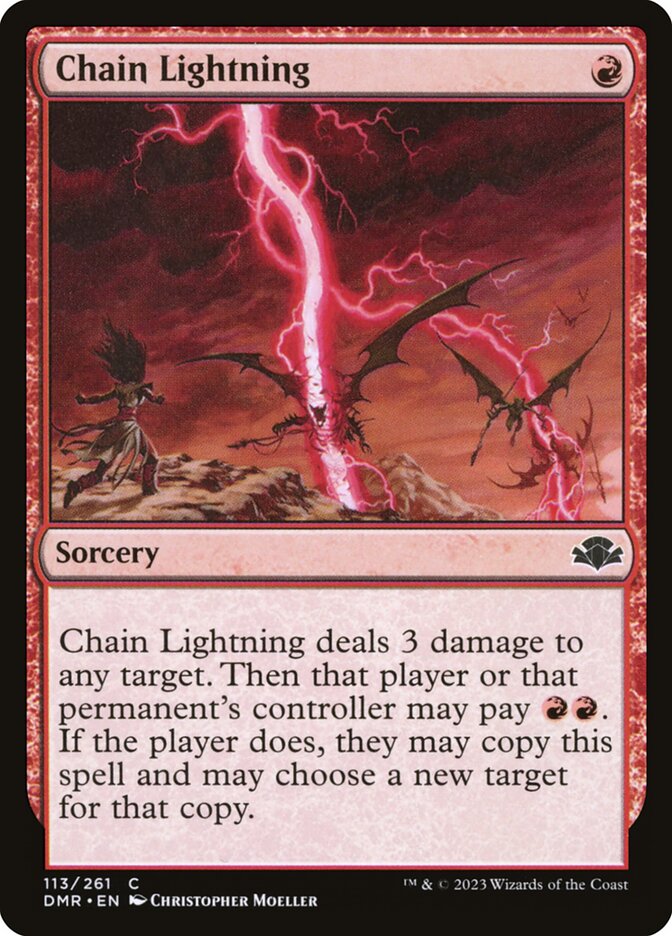 Chain Lightning | Premium Deck Series: Fire & Lightning | Card Kingdom