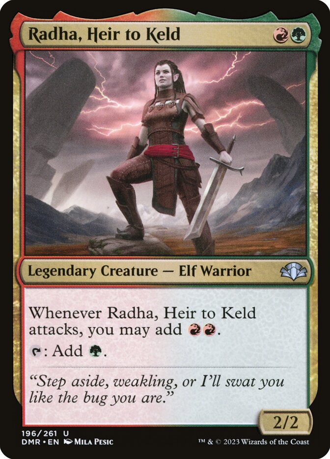 Radha, Heir to Keld | Dominaria Remastered Foil | Card Kingdom