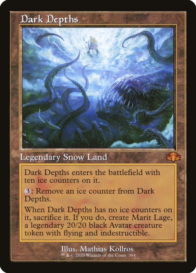 Dominaria Remastered Variants Foil: Dark Depths (Borderless)