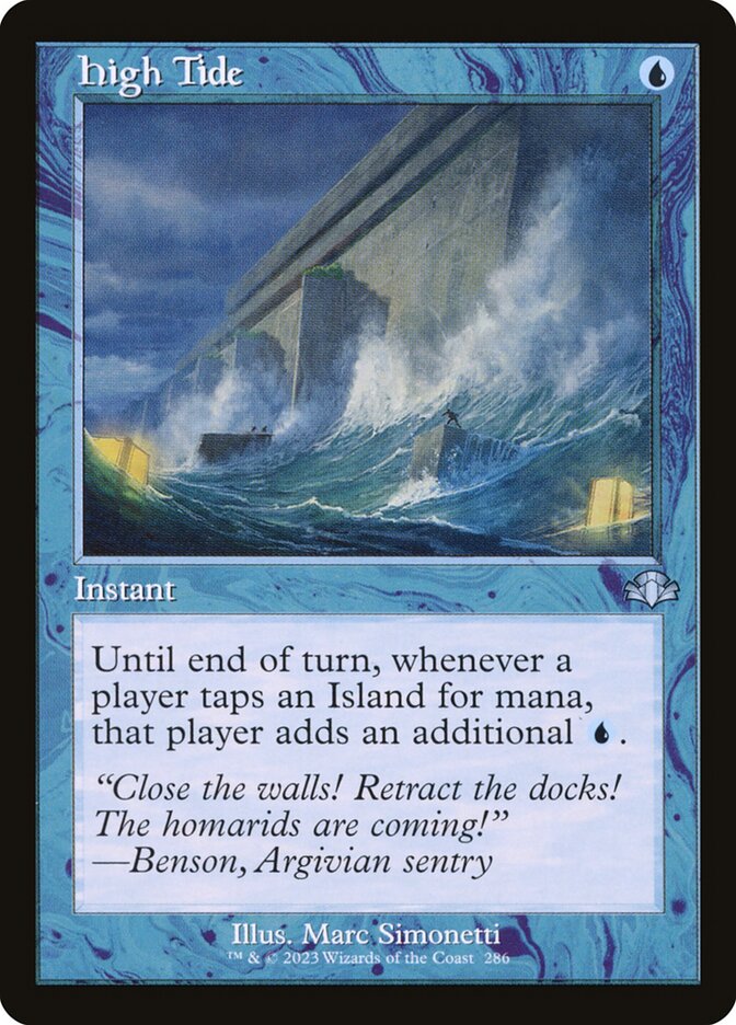 Dominaria Remastered Variants Foil: Frantic Search (Retro Frame)