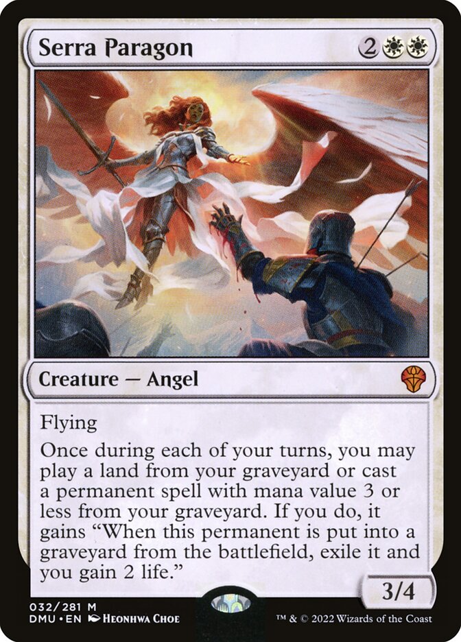 Magic the Gathering Dominaria United Mythic Rare Serra Paragon #32