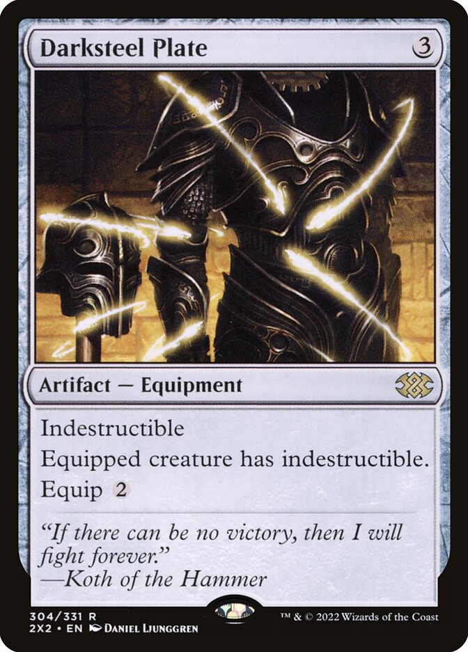 Darksteel Plate | Double Masters 2022 Foil | Card Kingdom