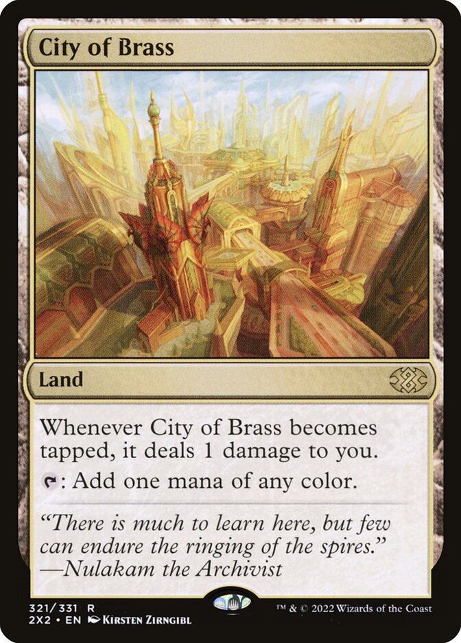 MTG MB2 真鍮の都/City of Brass Foil double-masters-2022-263168?