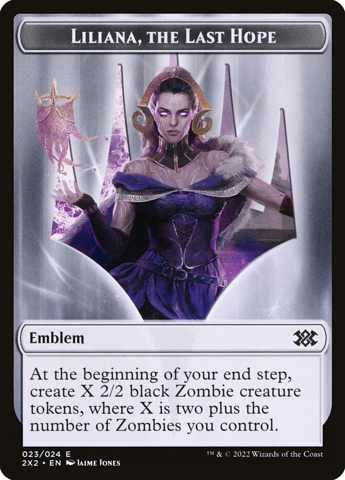 mtg emblem cards Let's take a look at emblems in 'Magic:the gathering' and why they matter to you! From lore to fact and even some juicy tidbits... we bet you didn't know some of the (You may cast instant and sorcery cards from your graveyard by discarding a land card in addition to paying their other costs.) Reverse Type Liliana, the Last Hope Emblem