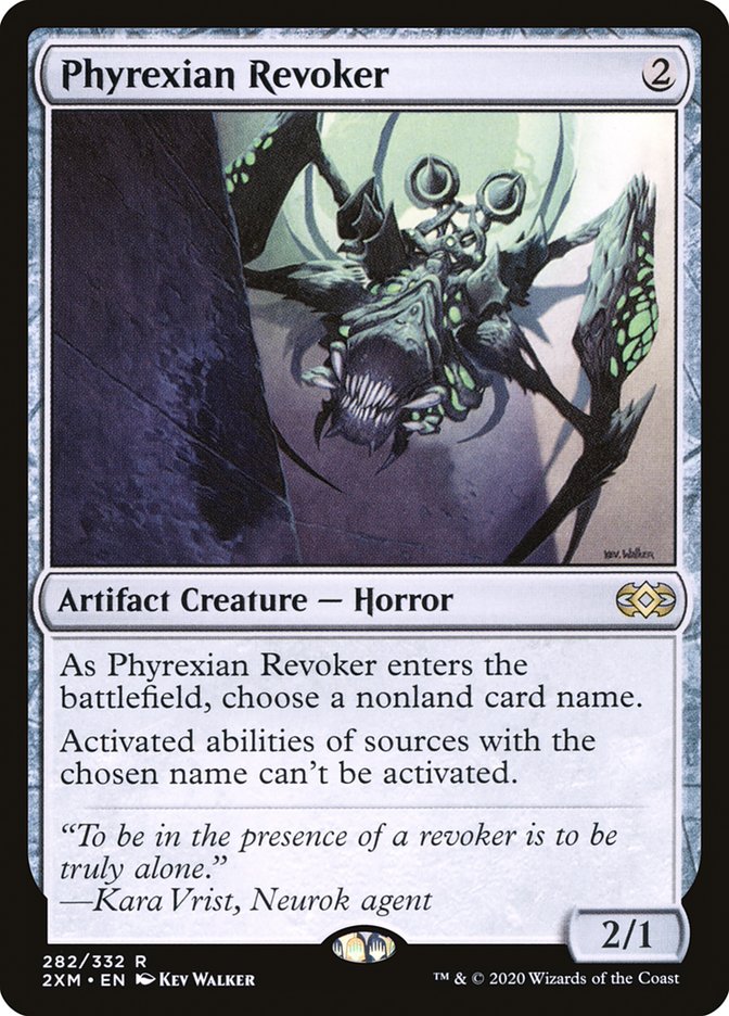mtg cards that trigger abilities twice Phyrexian Revoker | Double Masters Does doubling effect trigger cards