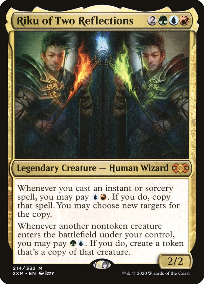 mtg riku of two reflections commander deck (Oversized) | - Oversized - German the Gathering (MTG) trading and collectible card game (TCG/CCG) Riku Of Two Reflection |