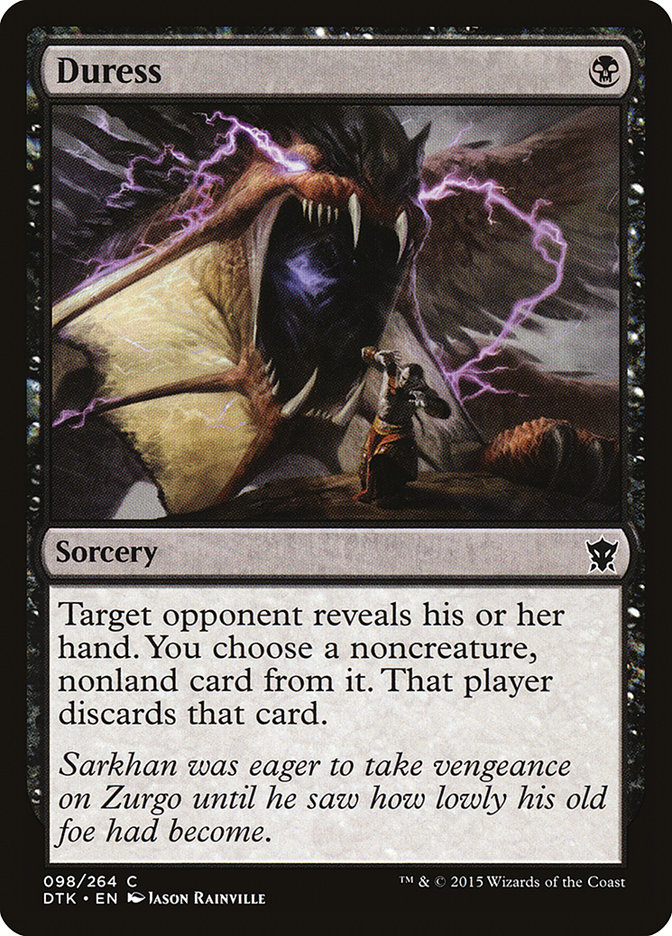 cards like duress mtg Duress | Dragons of Tarkir | Modern