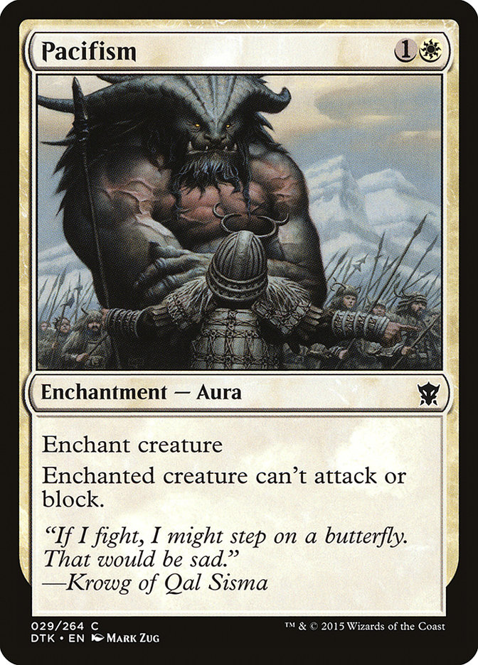 mtg cards like pacifism Magic The Gathering - Grakk felt a little warm and fuzzy inside. The 33 Best Can't Attack