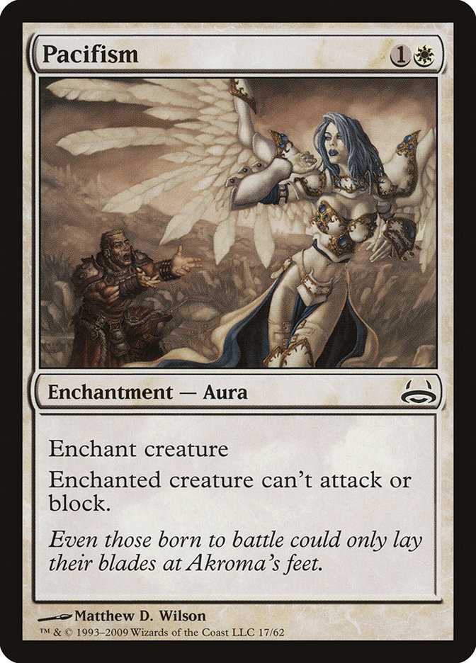 mtg cards like pacifism Magic The Gathering - Pacifism deck commander ideas?