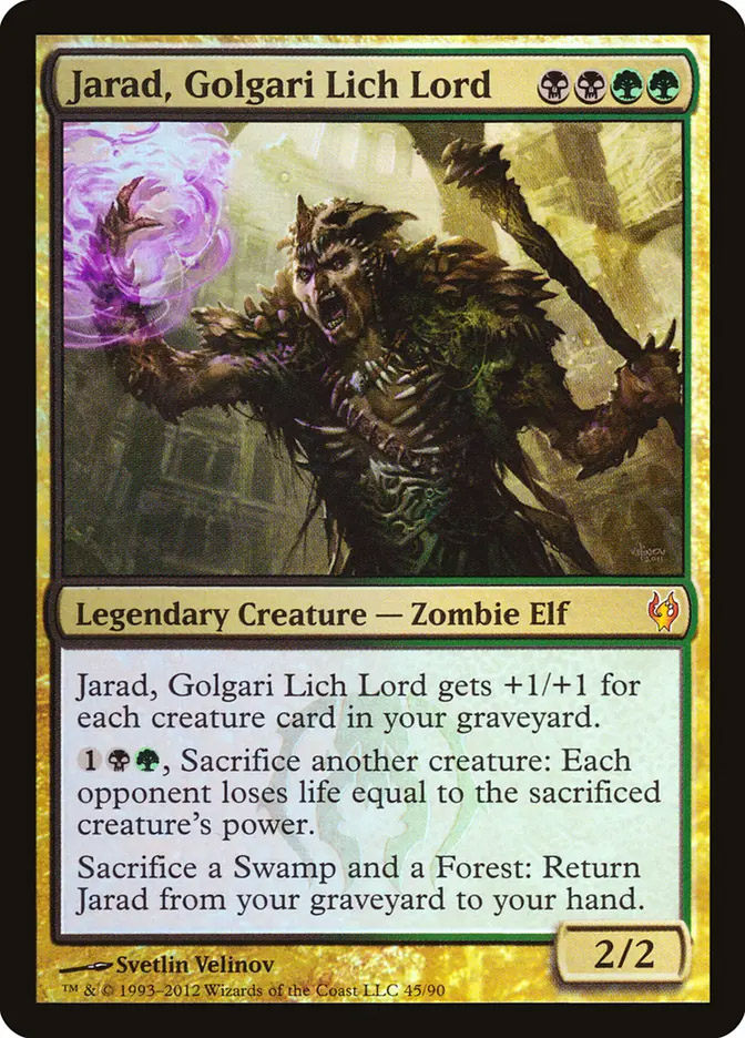mtg jarad commander deck Jarad, Golgari Lich Lord | Magic the Gathering budget tech | EDH Jarad, Golgari Lich Lord |