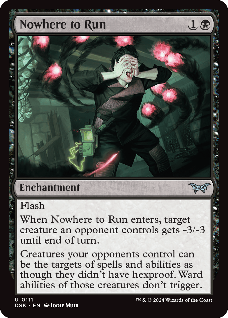 Nowhere to Run | Duskmourn: House of Horror Foil | Standard | Card 
