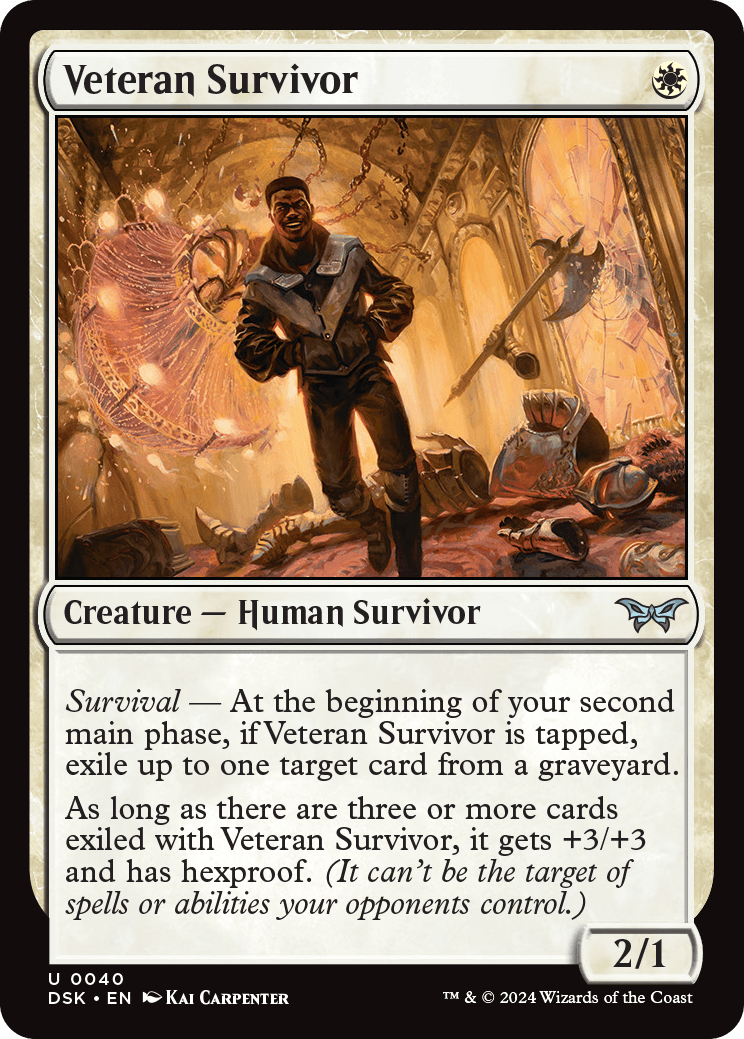 Veteran Survivor | Duskmourn: House of Horror Foil | Standard | Card Kingdom