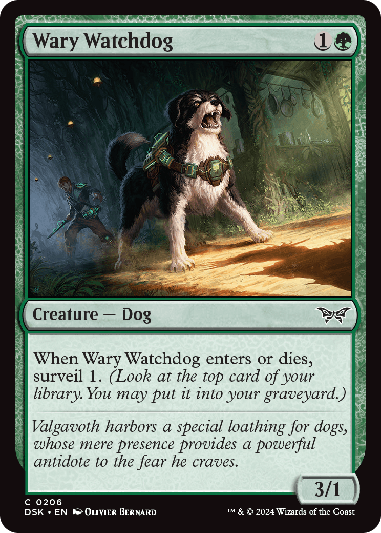 Wary Watchdog | Duskmourn: House of Horror Foil | Standard | Card Kingdom