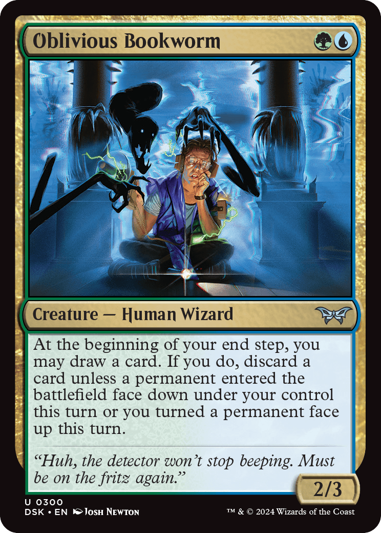 mtg duskmourn lurking evil cards Stay Hidden, Stay Silent main image 1
