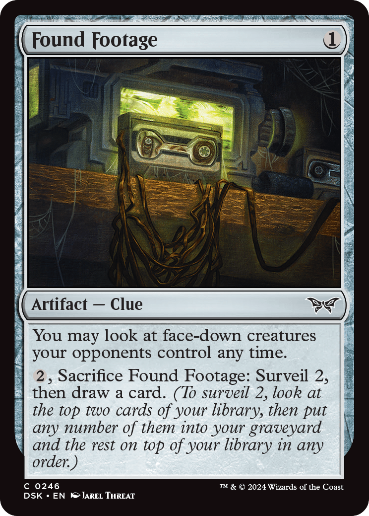 mtg duskmourn card kingdom Found Footage | Duskmourn: House of Horror | Standard
