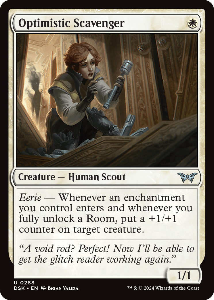 Optimistic Scavenger | Duskmourn: House of Horror | Standard | Card Kingdom